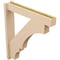 Ekena Millwork 5 1/2-in W x 30-in D x 34-in H Balboa Block Rough Cedar Woodgrain TimberThane Outlooker, Primed Tan OUTUR055X30X34BOA44RCPR - alternate 4
